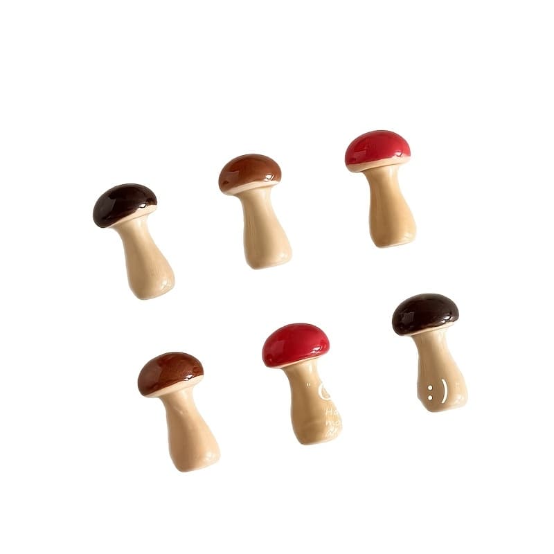 Creative And Cute Mushroom Chopstick Holder | Exquisite Ceramic Design, Small Holder for Placing Chopsticks, Chopstick Pillow